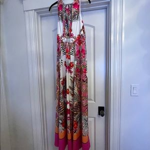 Ted Baker Samba high neck maxi dress size 2 with tags